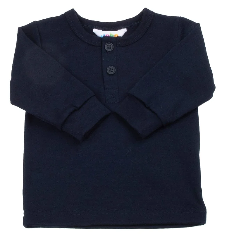 Hemp ShirtsJoha Navy Blouse