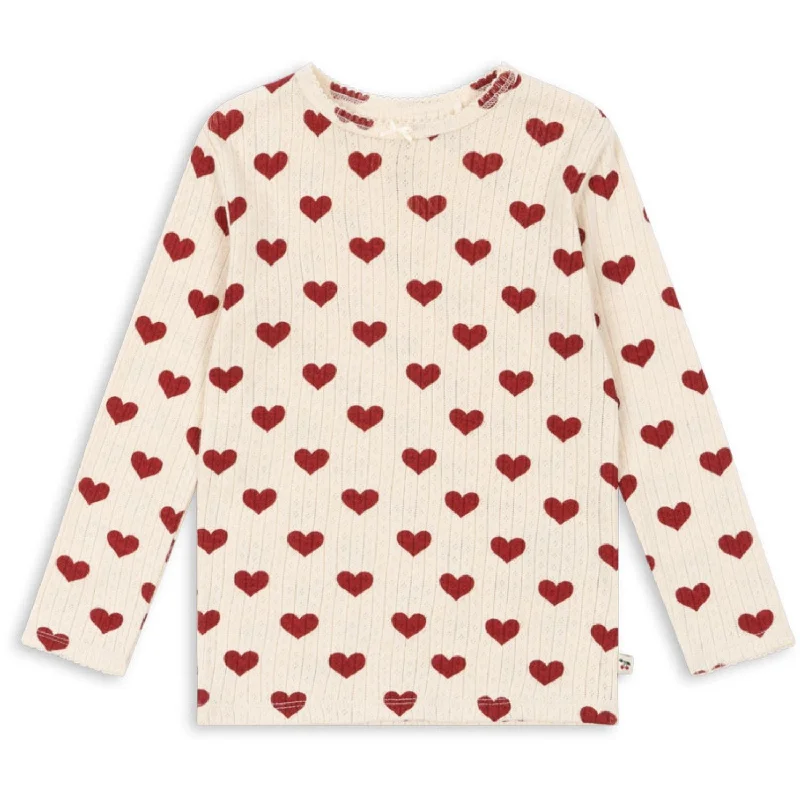 Flannel ShirtsKonges Sløjd Amour Rouge Minnie Blouse Gots