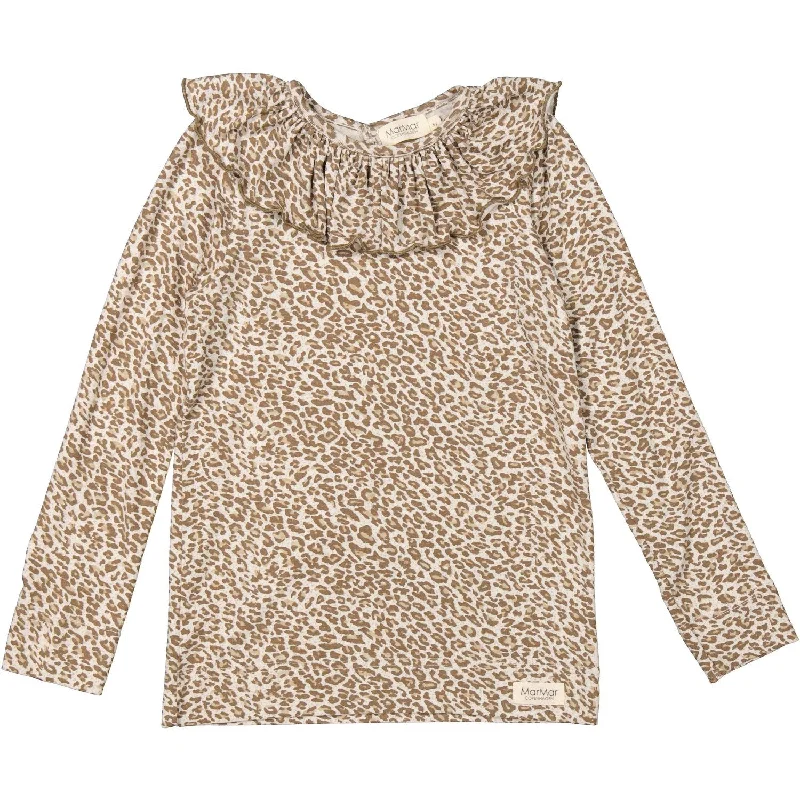 Metallic ShirtsMarMar Leopard Forest Brown Leo Leo Talia Blouse