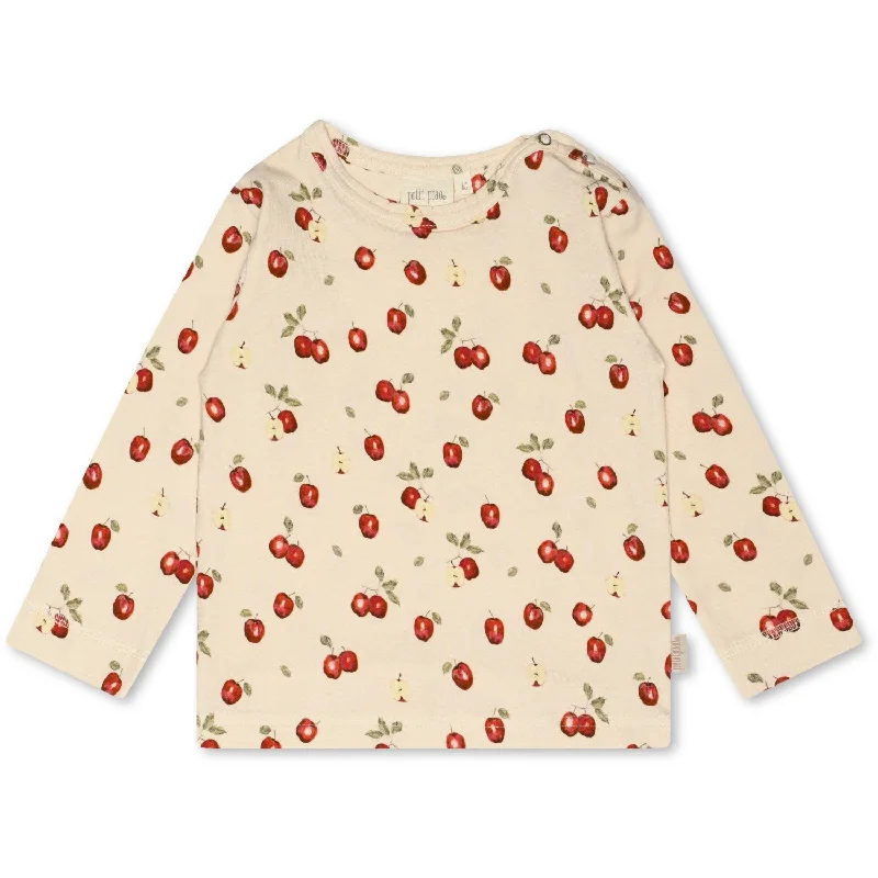 Longline ShirtsPetit Piao Apple Aop Blouse Printed