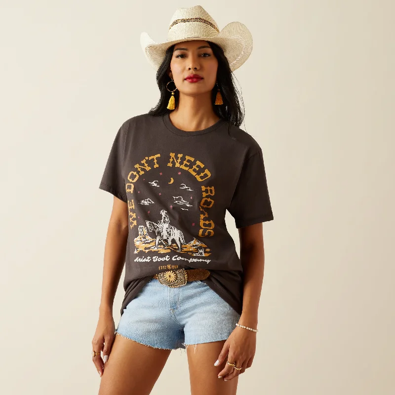 Women's Ariat No Roads T-Shirt #10055163Fringed T-Shirts