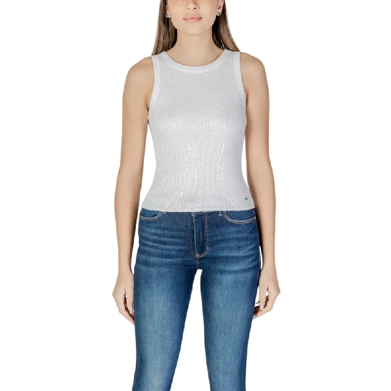 Guess  Cotton Tops & Women's T-ShirtPocket T-Shirts