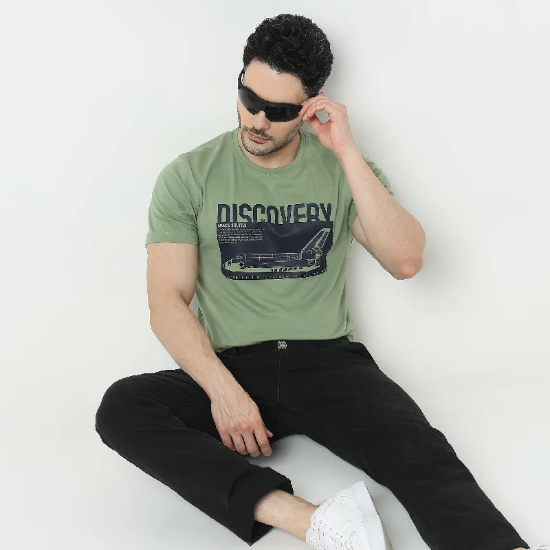 Regular Fit Graphic T-ShirtBranded T-Shirts