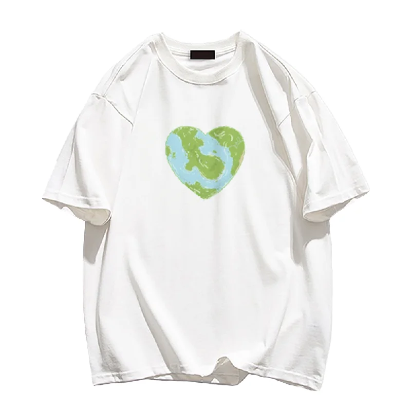 🌍Heart Earth T-ShirtLayered T-Shirts