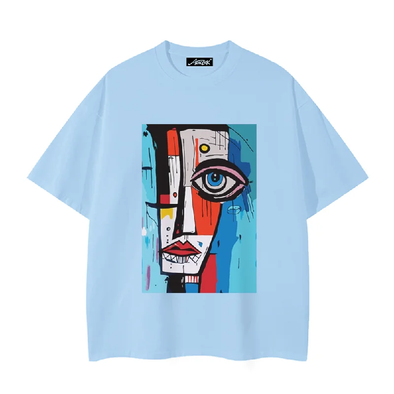 Abstract Face Painting T-ShirtSlim Fit T-Shirts