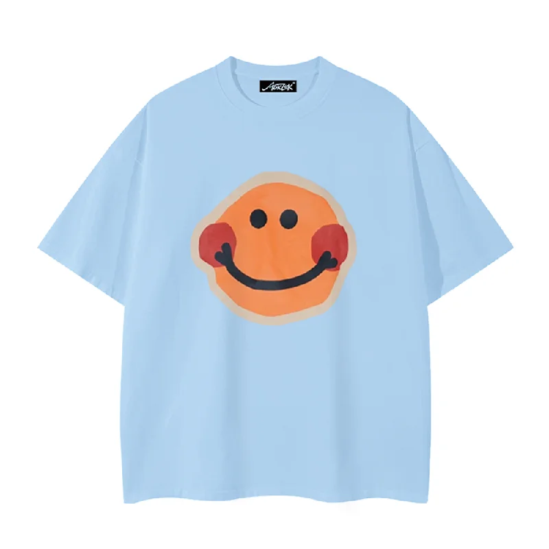 Blushing Smiley Face T-ShirtFitted T-Shirts