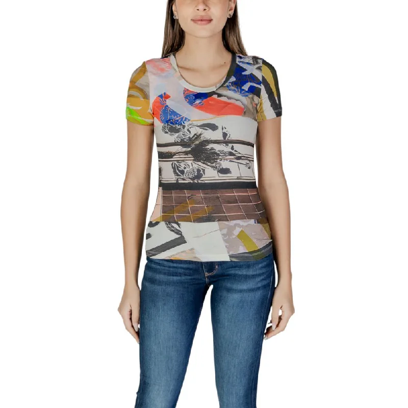 Desigual  Viscose Tops & Women's T-ShirtSequined T-Shirts