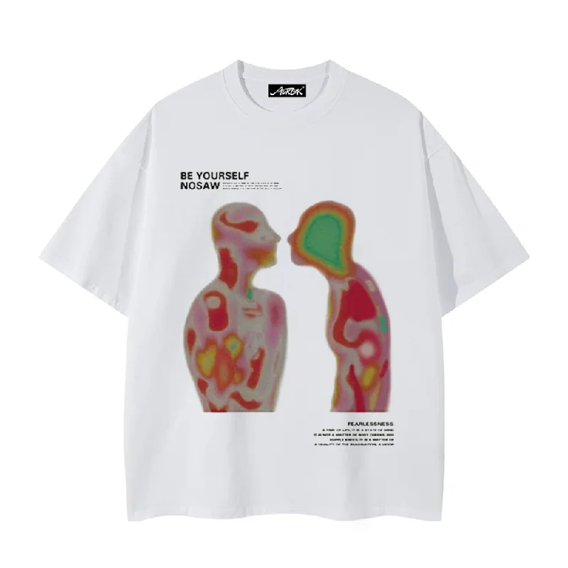 Thermal Imaging Conversation T-ShirtColorblock T-Shirts