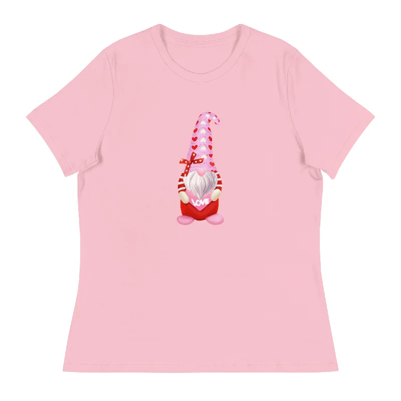 Valentine Gnome Women's Relaxed T-ShirtScoop Neck T-Shirts