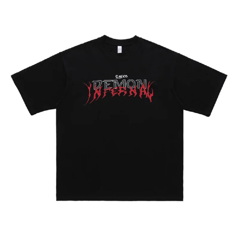 High Street Goth Lettering T-ShirtStreetwear T-Shirts