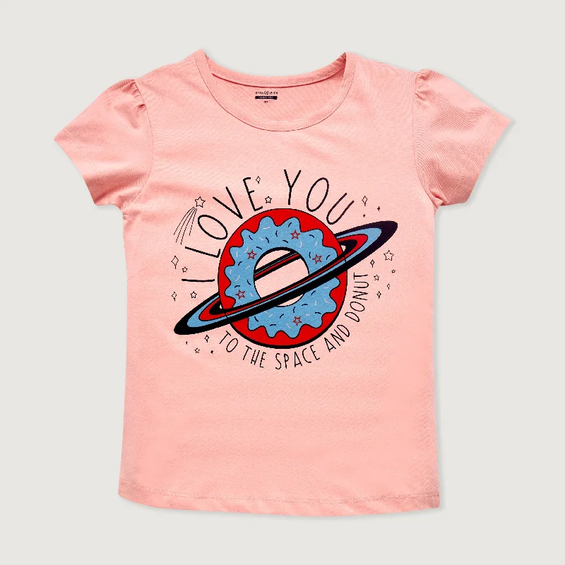 Girl's Regular Fit Graphic T-ShirtFestival T-Shirts