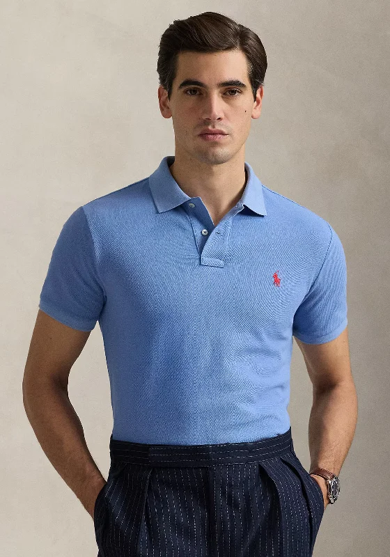 Ralph Lauren Classic Mesh Polo Shirt, Campus BlueGlitter polo shirt