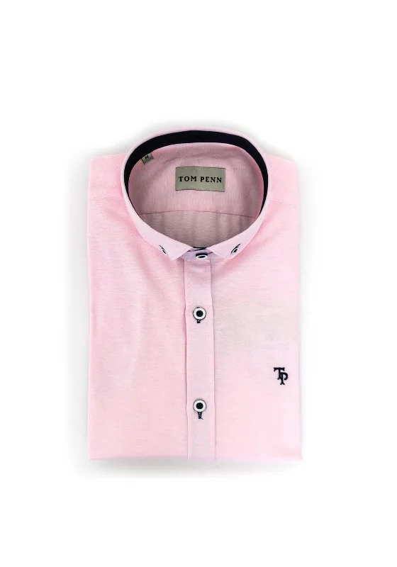 Travel Short Sleeve TopsTom Penn Short Sleeve Shirt, Pink