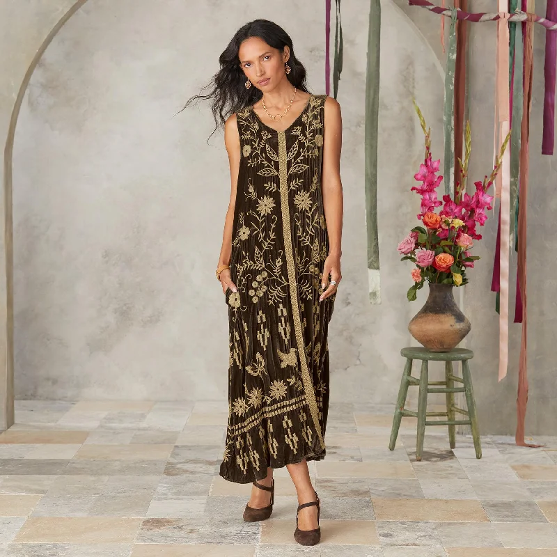 Georgina Velvet Maxi Dress