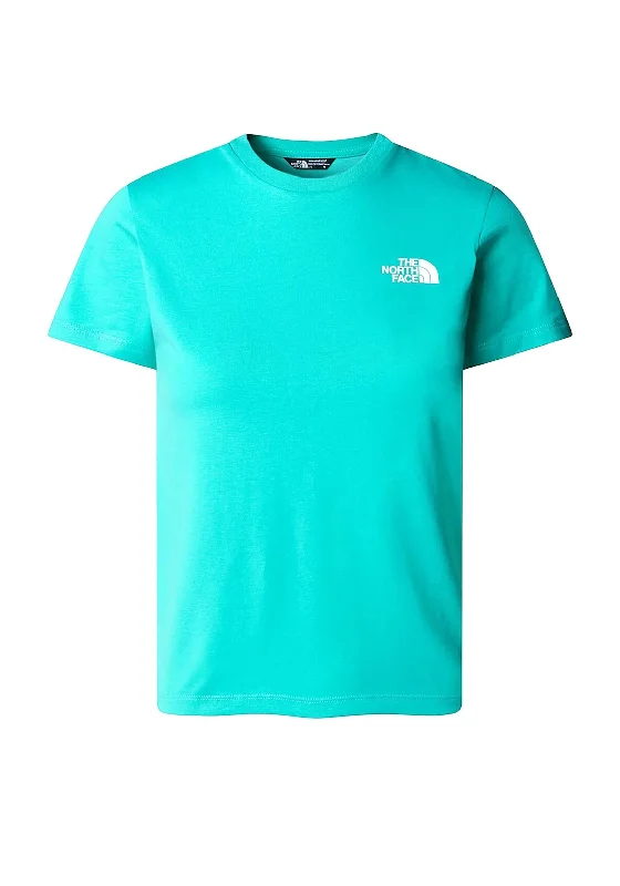 Cotton Short Sleeve TopsThe North Face Kids Simple Dome Short Sleeve Tee, Green