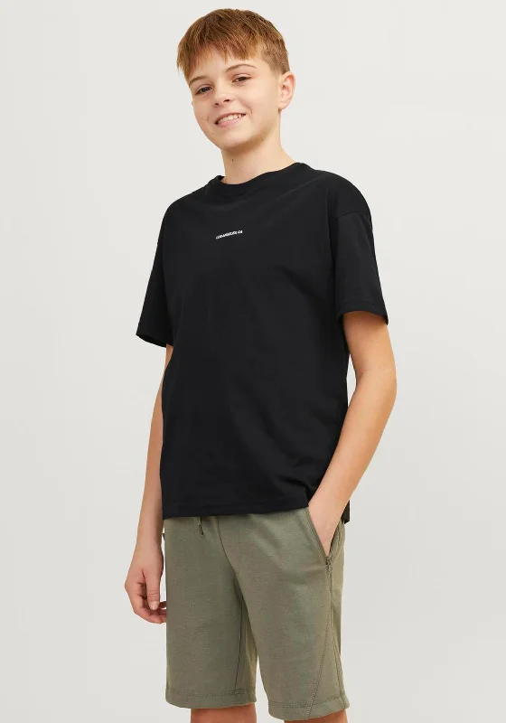 Sheer Short Sleeve TopsJack & Jones Boys Landscape Short Sleeve Tee, Black