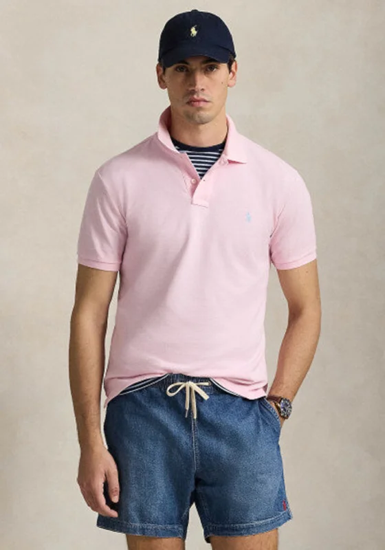 Ralph Lauren Classic Mesh Polo Shirt, PinkSequin polo shirt