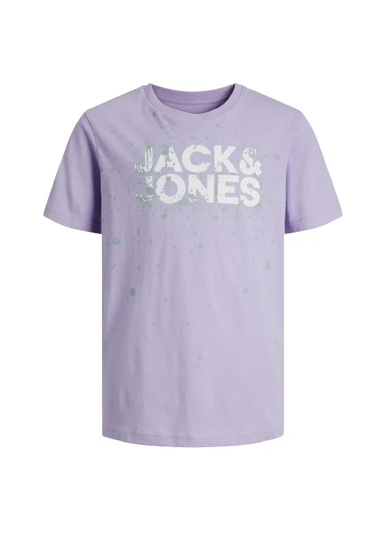 Outdoor Short Sleeve TopsJack & Jones Mini Boy Splash Short Sleeve Tee, Lavender