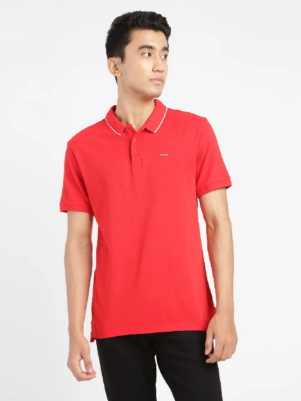 Men's Solid Polo T-shirtTech polo shirt