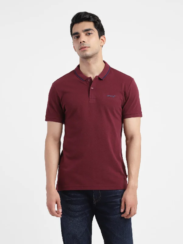 Men's Solid Polo T-shirtLogo polo shirt