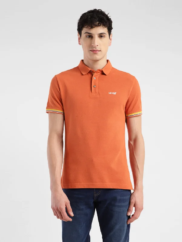 Men's Solid Polo T-shirtMesh polo shirt