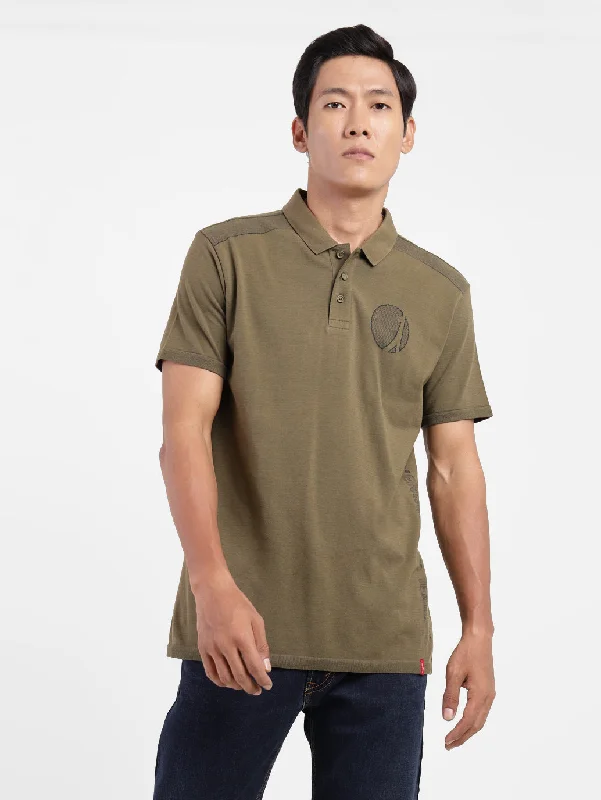 Men's Printed Polo T-shirtWaterproof polo shirt