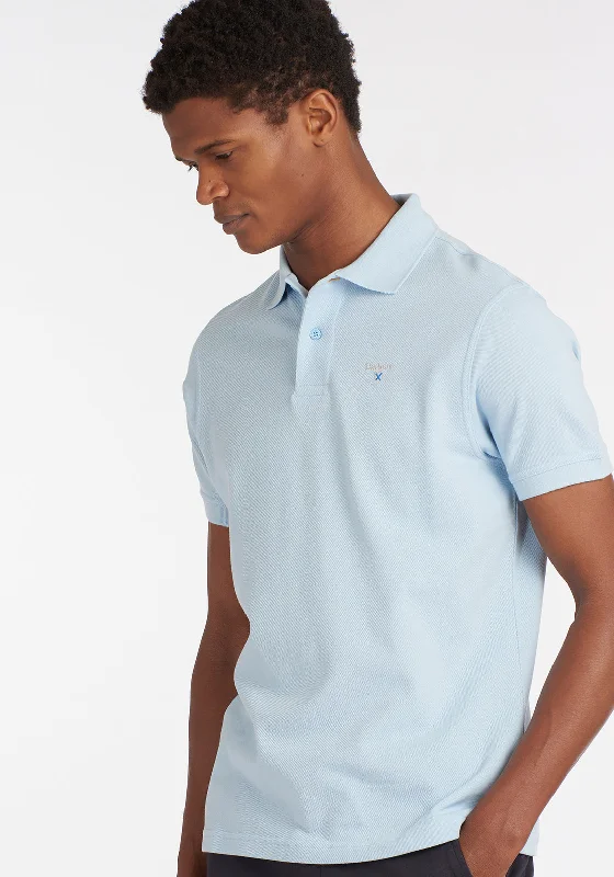 Barbour Men’s Original Sports Polo Shirt, BlueAbstract polo shirt