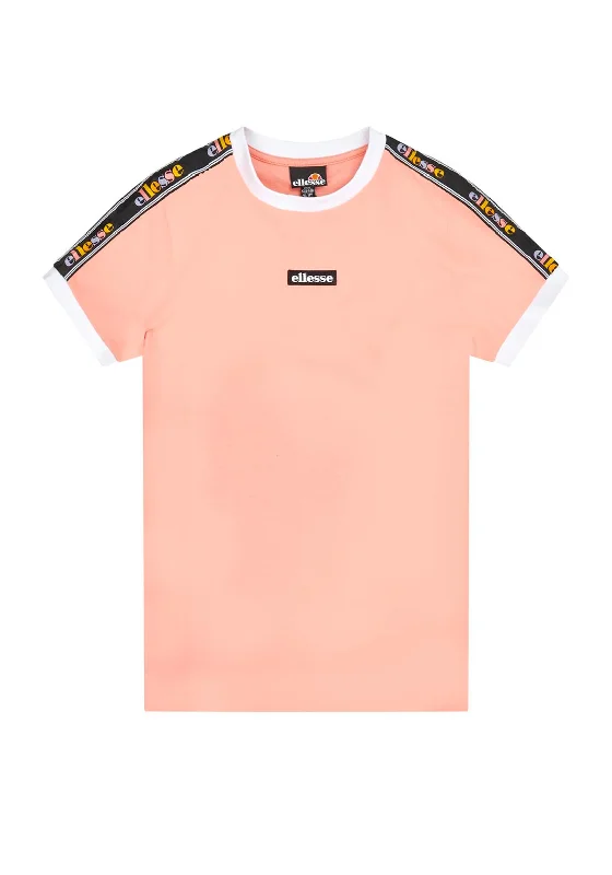 Graphic Short Sleeve TopsEllesse Girl Floriano Short Sleeve Tee, Coral