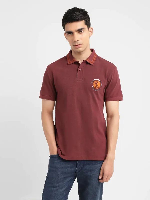 Men's Solid Slim Fit Polo T-shirtClassic polo shirt