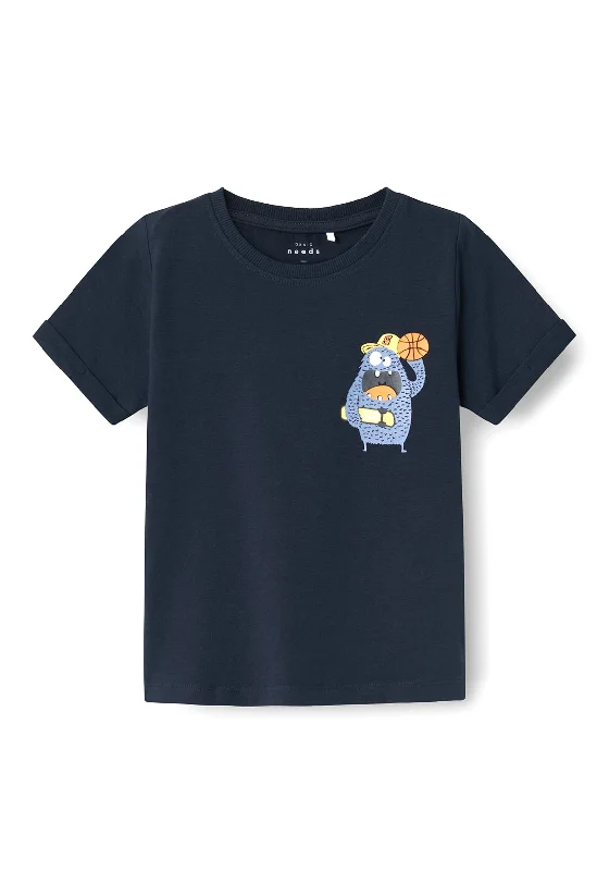 Waterproof Short Sleeve TopsName It Mini Boy Vux Short Sleeve Tee, Dark Sapphire