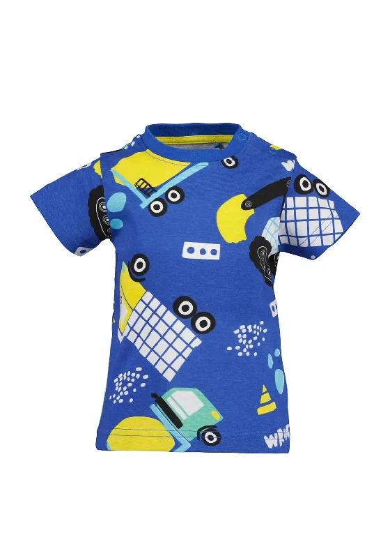 Outdoor Short Sleeve TopsBlue Seven Baby Boy Truck Short Sleeve Tee, Blue