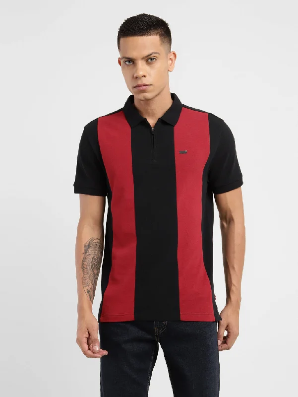 Men's Colorblock Polo T-shirtHeated polo shirt