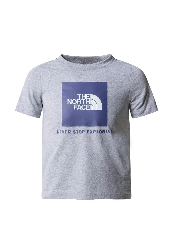 Organic Cotton Short Sleeve TopsThe North Face Mini Boy Graphic Short Sleeve Tee, Grey