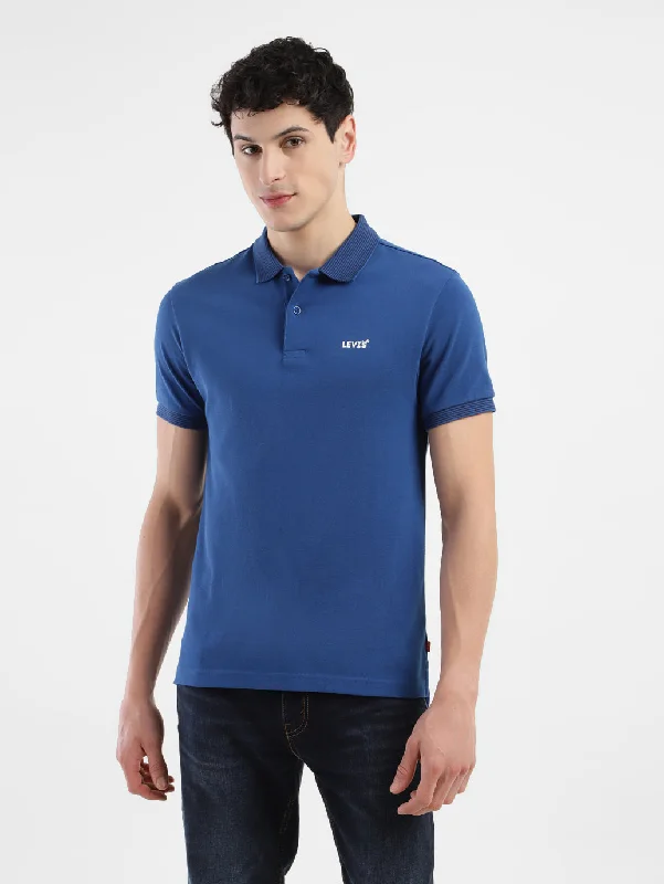 Men's Solid Polo T-shirtCashmere polo shirt