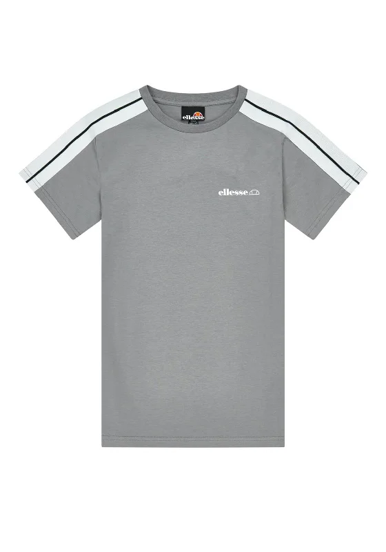 Velvet Short Sleeve TopsEllesse Boys Jet Short Sleeve Tee, Grey