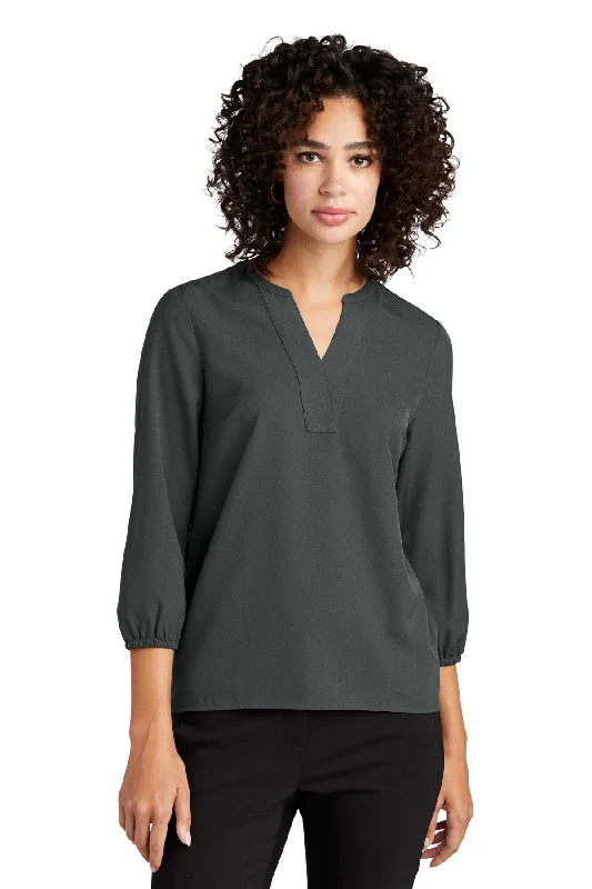 Sheer ShirtsMERCER+METTLE Women's Stretch Crepe 3/4-Sleeve Blouse MM2011